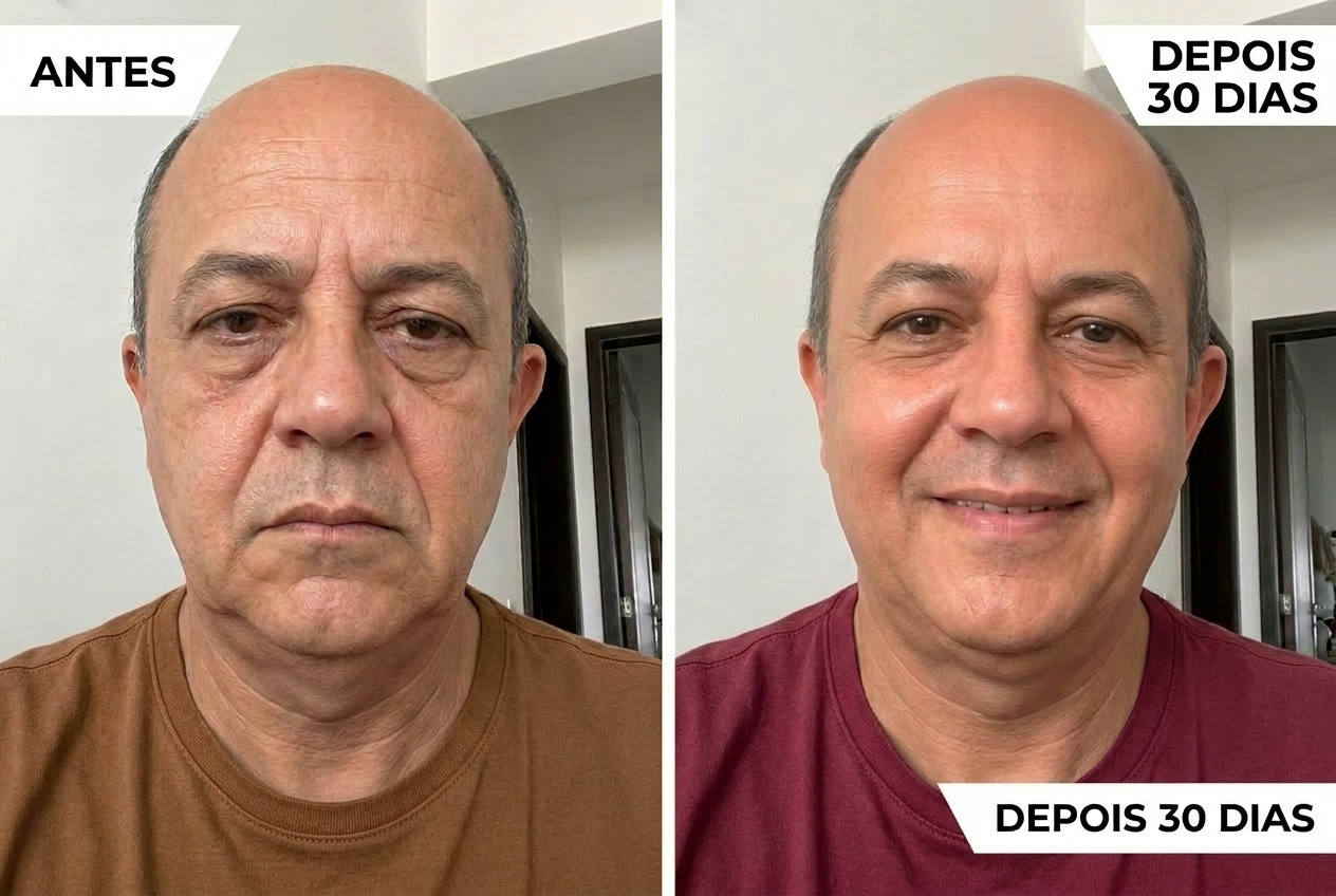 Antes e depois. Paulo Nobre, 53