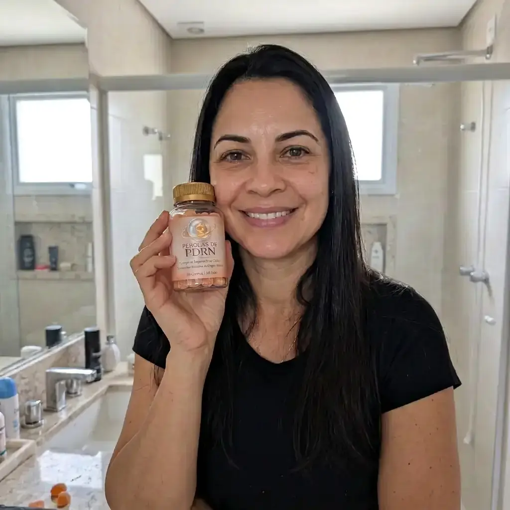 Foto de Sara Tardeli, cliente das Pérolas de PDRN