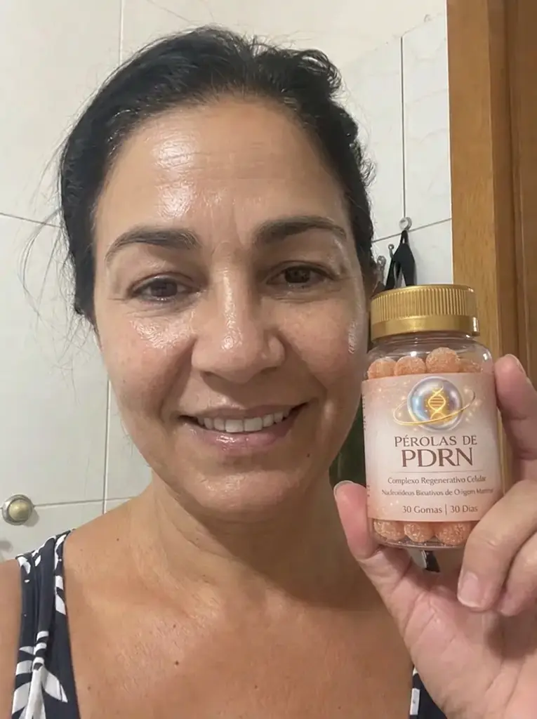 Pele depois do tratamento com Pérolas de PDRN