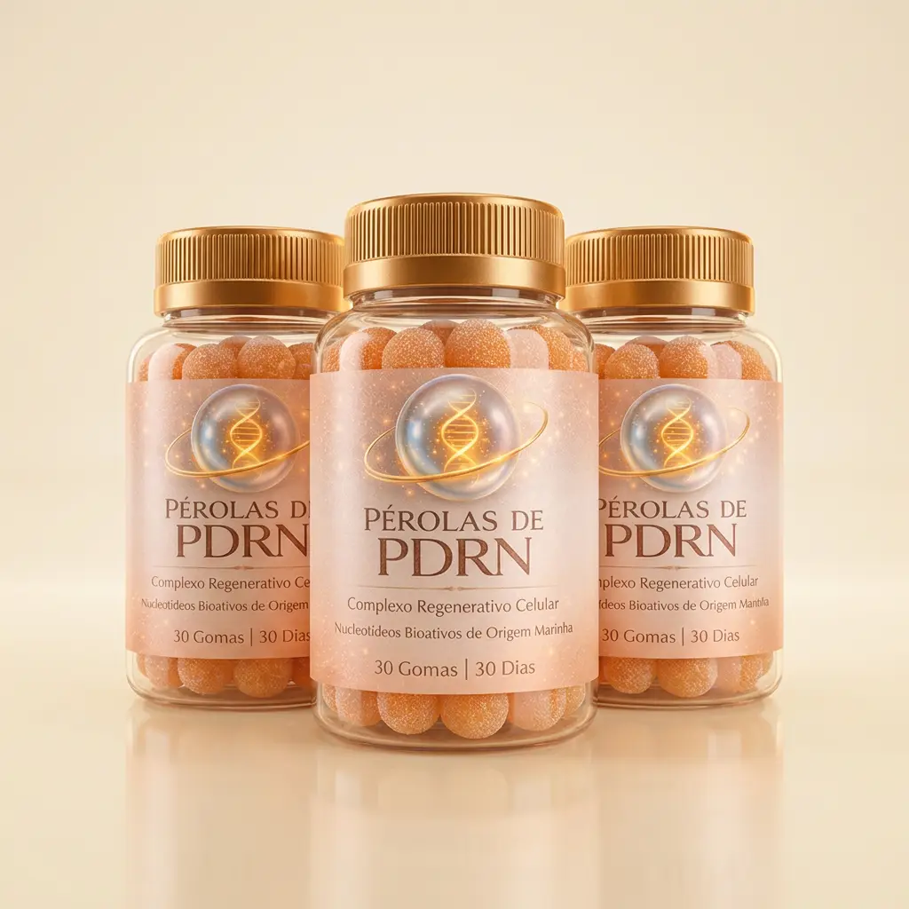 Kit com 3 frascos de Pérolas de PDRN
