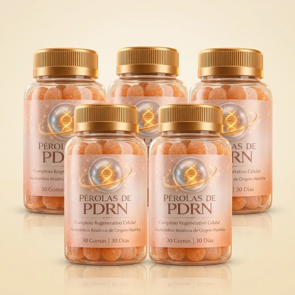 Kit com 5 frascos de Pérolas de PDRN