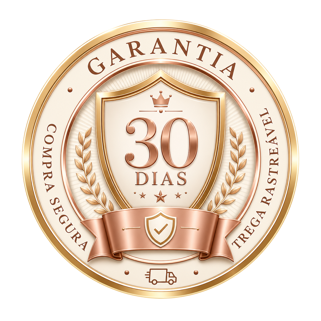 Selo Garantia 30 dias - Compra Segura - Entrega Rastreável